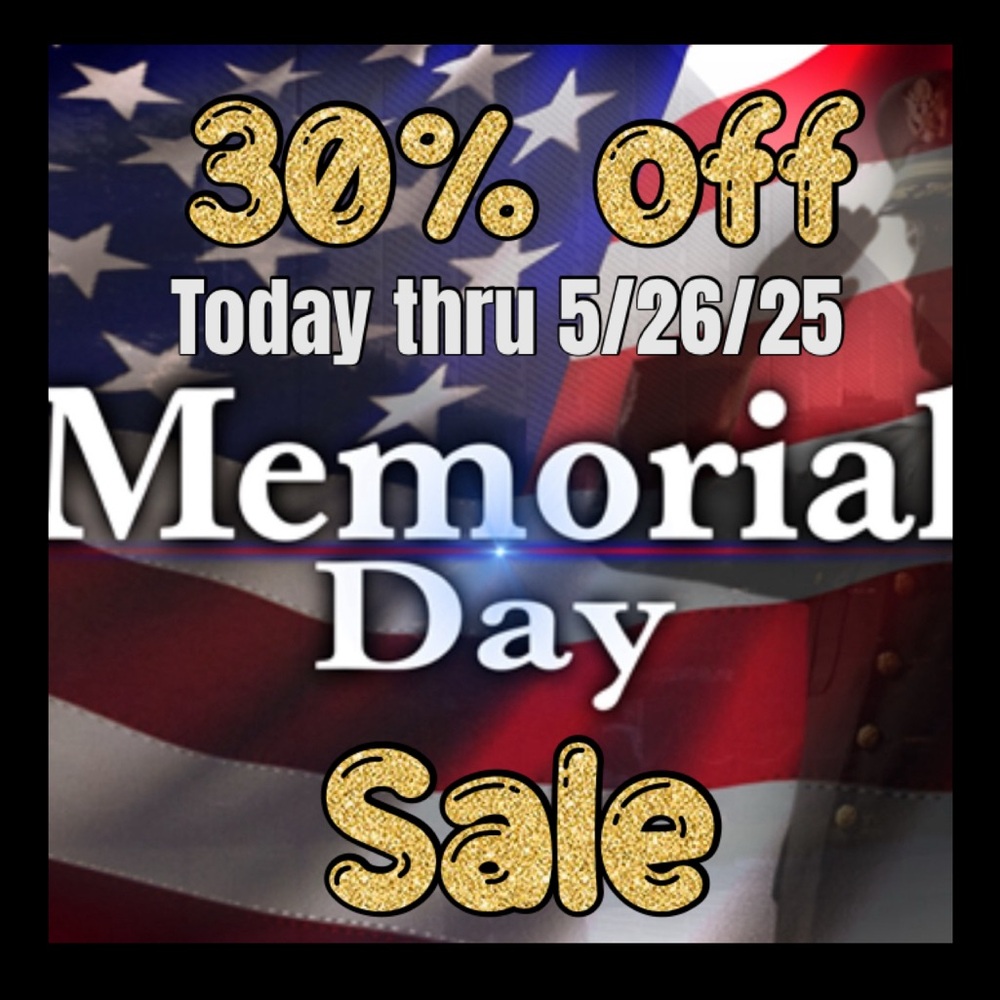 🇺🇸 30% OFF entire purchase Today thru 5/26/26 🇺🇸